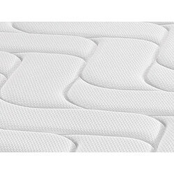 Acheter Vente-Unique Matelas 140 x 190 cm anti-feu ressorts ensachés 5 zones et mémoire de forme ép.25cm - VERNA de YSMÉE HÔTEL