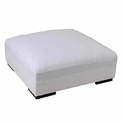 Paris Prix Pouf Carré Design Monaco 105cm Blanc