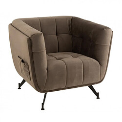 Inside 75 Fauteuil Lounge MARIANAH Gris Foncé 