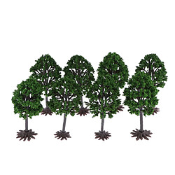 arbre modèle plastique Arbre du Modèle de Paysage Set de 8pcs Arbre Miniature Décoration Chemin de Fer de Trains Paysage Modélisme Ferroviaire OO Echelle 1:75