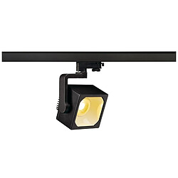 Slv EURO CUBE spot, noir, LED 3000K, 60°, IRC 90,sans rail 