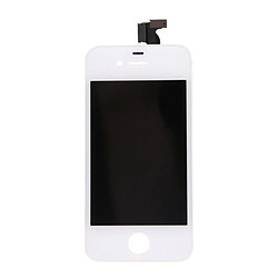 Wewoo Pour iPhone 4 LCD + blanc Frame + Touch Pad Assemblage de numériseur 10 PCS pièce détachée 3 en 1