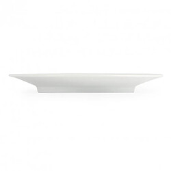 Soucoupe porcelaine blanche Olympia - Lot de 6 - Porcelaine