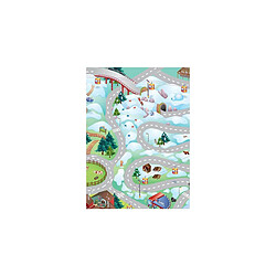 1A2T Tapis enfant CONNECTE MONTAGNE Tapis Polyester de House Of Kids