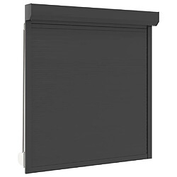 vidaXL Volet roulant aluminium 140x150 cm anthracite