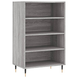 Maison Chic Buffet,Meuble de Rangement,commode pour salon,Cuisine sonoma gris 57x35x90 cm bois d'ingénierie -MN65209