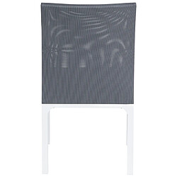 Beliani Lot de 2 chaises Tissu Gris foncé BACOLI pas cher