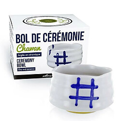 Aromandise Bol de cérémonie japonais Chawan - Blanc