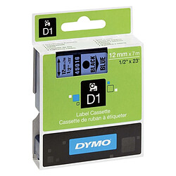 Ruban Laminé pour Etiqueteuses Dymo D1 45016 LabelManager™ Bleu 12 mm Noir (5 Unités)