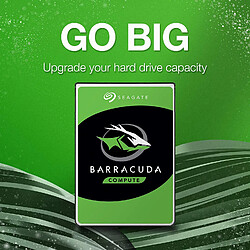 Seagate Technology Seagate 6 TB BarraCuda Disque dur interne 3.5`` (7200 RPM, 64 MB Cache, SATA 6 Gb/s, Up to 210 MB/s, ST6000DMZ03/DM003) 