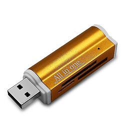 Universal Tous dans un lecteur de carte mémoire USB2.0 4 dans 1 adaptateur de carte pour la carte TF M2 MS MMC