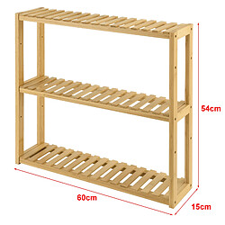 Avis Étagère de Rangement Örnsköldsvik 60 x 15 x 54 cm [en.casa]