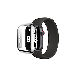 Eko Coque pour Apple Watch 38mm Protection Intégrale avec Verre Trempé Noir / Argent