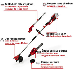 Einhell 3410901 sans fil Outil multifonction GE-LM 36/4in1 Li-Solo Li-Ion pas cher