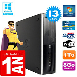 PC HP Compaq 8300 SFF Core I3-2120 Ram 8Go Disque 1 To Graveur DVD Wifi W7 · Occasion 