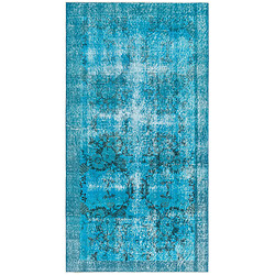 Vidal Tapis de laine 191x99 turquoise Ultra Vintage