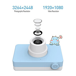 Avis Wewoo Caméra Enfant D9 800W Pixel Lens Fashion Mini sport numérique mince et légère avec écran de 2,0 pouces et étui de protection en forme de grenouille et mémoire 32G pour enfants