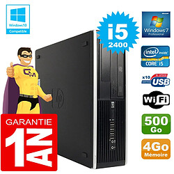 PC HP Compaq 8300 SFF Core I5-2400 Ram 4Go Disque 500 Go Graveur DVD Wifi W7 - Occasion