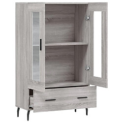 Maison Chic Buffet,Meuble de Rangement,commode pour salon,Cuisine sonoma gris 69,5x31x115 cm bois d'ingénierie -MN32273 pas cher