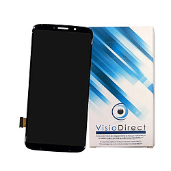 Visiodirect Ecran complet pour MOTOROLA Z3 Play bleu Deep Indigo 6,01"" écran LCD + vitre tactile Téléphone portable