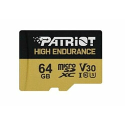 64gb scheda microsdhc patriot v30 high endurance [sfpatmdg64sdhc2]