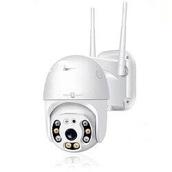 Tech Discount TD® Camera Surveillance Wifi Extérieure 1080P Couleur IP360° Etanche IP65 sécurité IP sans Fil capteur Alerte d'activité Vision Noct