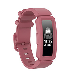 Wewoo Bracelet pour montre connectée Fitbit Inspire HR / Ace 2 Silicone Smart Watch de remplacement Rouge 