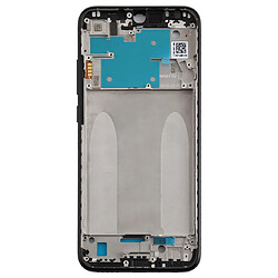 Wewoo Boîtier avant LCD Frame Bezel Plate pour Xiaomi Redmi Note 8 Noir