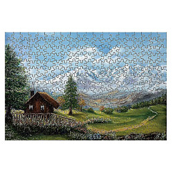 Universal Puzzle avion 300 pièces Puzzle adulte paysage planétaire (51x34cm) (D) 