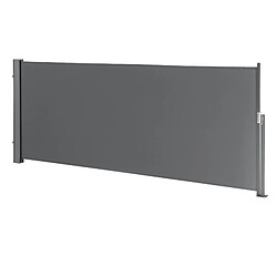 Store pour Balcon Mulhacén Latéral Acier Polyester 120 x 300 cm Gris [pro.tec]