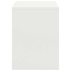 Avis vidaXL Tables de chevet 2 pcs Blanc 35x30x40 cm Bois de pin massif