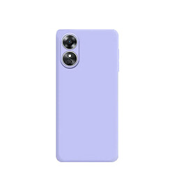 Étui Silicone Liquide Phonecare pour Oppo A17 - Violet