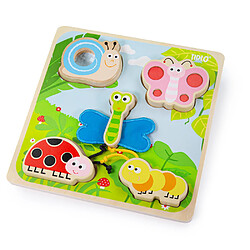 Tidlo Puzzle d'insectes tactile et palpable 