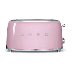 Grille-pains 2 fentes 1500w rose - tsf02pkeu - SMEG