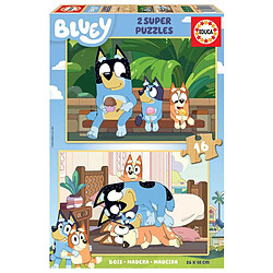 Educa Borras puzzle 2 X 16 pcs Bluey famille 