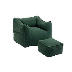 KOMHTOM Fauteuil double confortable, canapé d'intérieur super doux et paresseux, fauteuil moderne avec accoudoirs, vert pas cher