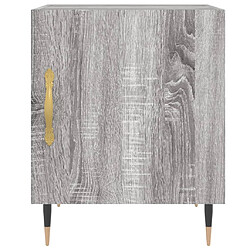 Acheter Maison Chic Table de chevet, Table de Nuit pour chambre salon sonoma gris 40x40x50 cm bois d'ingénierie