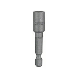 Bosch Douille à queue 6 pans mâle 1/4"" longueur 50mm Diamètre 6mm pour vis à tête 6 pans