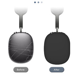 Acheter Housse De Protection Pour écouteurs En Silicone Pour AirPods Max Noir Respectueux De La Peau