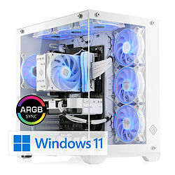 CSL-Computer PC Gaming M11020H PC Gaming M11020H, AMD Ryzen 5 8400F (6x 4200 MHz), GeForce RTX 4060, 16 Go DDR5 RAM, M.2 SSD 1000 Go, Windows 11