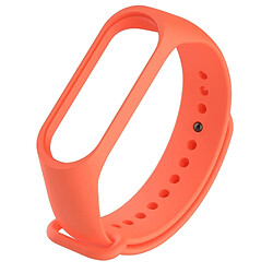 Wewoo Bracelet montre bracelet en caoutchouc silicone bracelet de poignet remplacement de la bande pour Xiaomi mi bande 3 (orange)