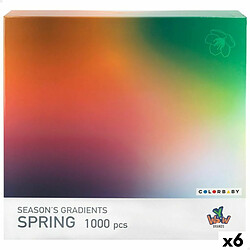 Color Baby Puzzle Colorbaby Season's Gradients Spring 68 x 50 cm (6 Unités)