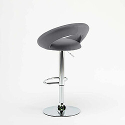 Acheter Superstool Tabouret haut bar cuisine fixe pivotant réglable en hauteur avec repose-pieds Chicago, Couleur: Gris