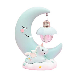 Yonis Lampe Nuit Romantique Dessin Animé Lune Cadeau Noël Anniversaire Enfant