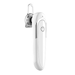 Wewoo Écouteur Bluetooth D5 Oreille Suspendue Type D'affaires Etanche Anti-sueur Réduction Du Bruit HiFi Casque Sonore Blanc 