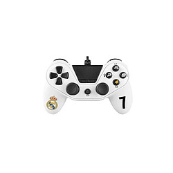 Subsonic Manette filaire Pro4 blanche Real Madrid pour PS4, PS3 et PC