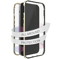 White Diamonds Coque de protection "360° Glass" pour Apple iPhone 13 Pro Max, or 