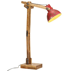 vidaXL Lampadaire 25 W rouge délavé 33x25x130-150 cm E27 