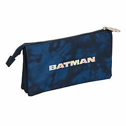 Trousse Fourre-Tout Double Batman Legendary Blue marine 22 x 12 x 3 cm