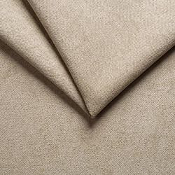 Inside 75 Canapé d'angle express 120 IMPERIAL matelas 22 cm sommier lattes Microtweed Enjoy beige